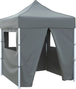 vidaXL Σκηνή Πάρτυ 200 x 200 x 315 εκ. Ανθρακί Ύφασμα Όξφορντ