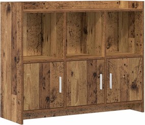 vidaXL Πλαϊνό γραφείο Παλαιωμένο ξύλο 98,5 x 33 x 80 εκ