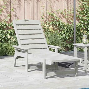 vidaXL Ξαπλώστρα Λευκό 73.5 x 92 x 90εκ Πλαστικό