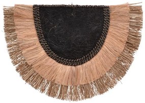 Διακοσμητικό τοίχου Pedrine Inart ψάθα-abaca σε φυσικό χρώμα 85x60x6εκ 85x60x6 εκ.