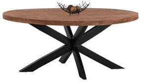 Τραπέζι OVAL απο Μασίφ Ξύλο Mango Πάχους 6 εκ. 210x100x78Υ εκ. 210x100x78 εκ.