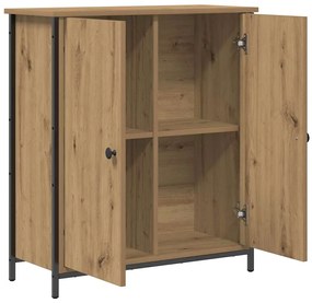 vidaXL Πλαϊνό γραφείο artisan δρυς 70 x 30 x 80 εκ. Επεξεργασμένο ξύλο