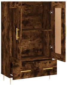 vidaXL Ντουλάπα Καπνιστή Δρυς 69,5 x 31 x 115 εκ. Επεξεργασμένο Ξύλο