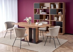 DOLOMIT table votan oak/black DIOMMI V-PL-DOLOMIT-ST