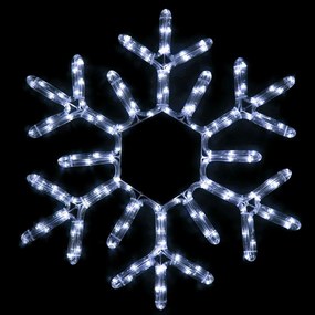 Χριστουγεννιάτικα Λαμπάκια Με Σχήμα Snowflake 144 Led X0814422311 56+150cm 25,2W Clear Aca