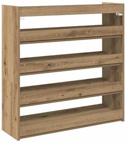 Ράφι παπουτσιών Artisan Oak 80x25x81 cm Κατασκευασμένο ξύλο - Καφέ