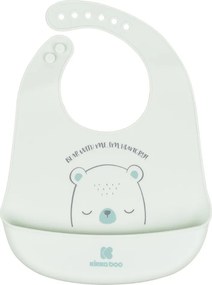 Σαλιάρα Σιλικόνης 4+ Μηνών (23x32) Kikka Boo Bear With Me Mint