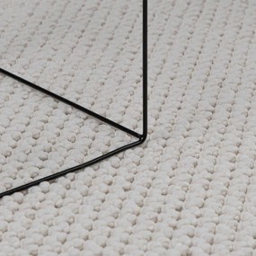 vidaXL Χαλιά χώρου Ορθογώνιος LUGO Κρεμ 150 x 80 cm Πολυεστέρας