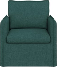 vidaXL Καναπές Σκούρο Πράσινο