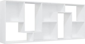 vidaXL Βιβλιοθήκη Λευκή 67 x 24 x 161 εκ. από Επεξ. Ξύλο