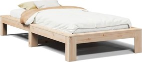vidaXL Σκελετός Κρεβατιού Χωρίς Στρώμα 100x200 εκ. Μασίφ Πεύκο