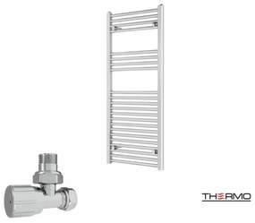 Thermo ALTO Θερμαινόμενη πετσετοκρεμάστρα από Mild Steel με υδραυλική λειτουργία, 120x50cm Chrome