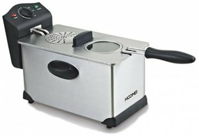 Hoomei HM-5335 Φριτέζα Λαδιού με Αποσπώμενο Κάδο 3.5lt Ασημί
