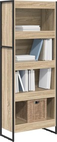 vidaXL Βιβλιοθήκη 60 x 30 x 155 εκ Επεξεργασμένο Ξύλο Σονόμα