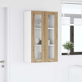 vidaXL Κρεμαστό ντουλάπι Artisan Oak 60 x 31 x 100 εκ.