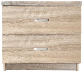 Κομοδίνο ArteLibre SEDUM Φυσικό χρώμα 40x40x45cm-14370009