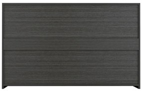 Συρταριέρα Cindy pakoworld 6 συρταριών wenge 120x40x75εκ