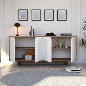 Console Mete - White, Oak White
Oak