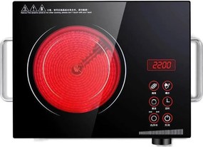 Boxiya BXY-3628 Επιτραπέζια Εστία Κεραμική Μονή Inox