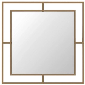 Καθρέφτης Τοίχου Corner 0207505 58,6x2x58,6cm Gold Aluminium