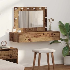 vidaXL Τραπέζι περιποίησης Καφέ 100 x 40 x 70 εκ. Επεξεργασμένο ξύλο