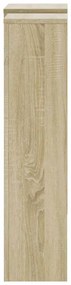 vidaXL Κάλυμμα Καλοριφέρ Sonoma Δρυς 205x21,5x83,5εκ. Επεξ. Ξύλο