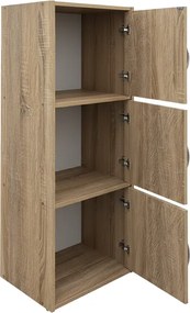 Ντουλάπι-στήλη Soline pakoworld sonoma 40x34.5x90.5εκ