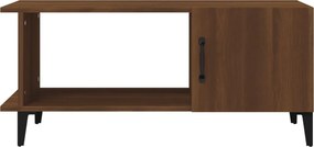 vidaXL Τραπεζάκι Σαλονιού Καφέ Δρυς 90x50x40 εκ. Επεξεργασμένο Ξύλο