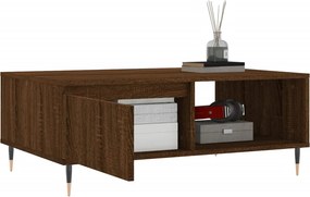 vidaXL Τραπεζάκι Σαλονιού Καφέ Δρυς 90x60x35εκ. από Επεξεργασμ. Ξύλο