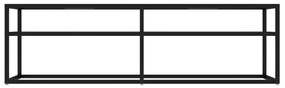 vidaXL Έπιπλο Τηλεόρασης Διαφανές 140x40x40,5εκ. από Γυαλί Ασφαλείας