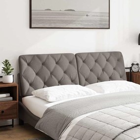 vidaXL Μαξιλάρι για Κεφαλάρι Taupe 160 εκ. Υφασμάτινο