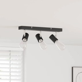 vidaXL Σποτ οροφής Μαύρο 38 x 6.5 x 11.5 εκ Ατσάλι