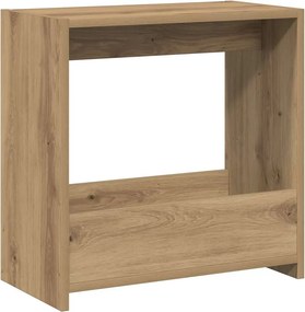 vidaXL Side Table Artisan Oak 50x26x50 cm Κατασκευασμένο ξύλο