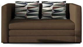 Καναπές κρεβάτι Elyria 117, Καφέ, 62x132x70cm, 55 kg, Ξύλο: Πεύκο | Epipla1.gr