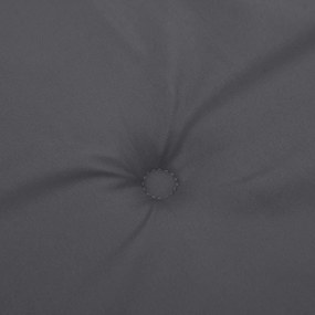 Μαξιλάρι Ξαπλώστρας Ανθρακί (75+105) x 50 x 3 εκ. - Ανθρακί
