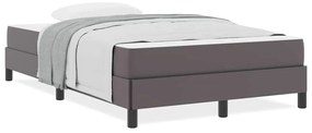 vidaXL Κρεβάτι Άλλο Γκρι 120 x 200 cm Τεχνητό δέρμα
