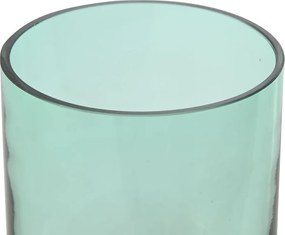 Βάζο Home ESPRIT Δίχρωμα Κρυστάλλινο 10 x 10 x 21 cm