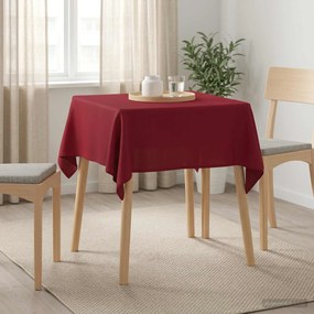 vidaXL Ύφασμα Τραπέζης Κόκκινο 90 x 90 cm τετράγωνο