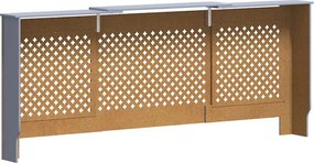vidaXL Κάλυμμα Καλοριφέρ Γκρι 205 εκ. από MDF
