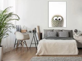 Αφίσα - Funny Cactus II - 40x60 - Μαύρο - Χωρίς πασπαρτού