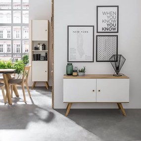 Ντουλάπι Χαμηλό Nature-Λευκό