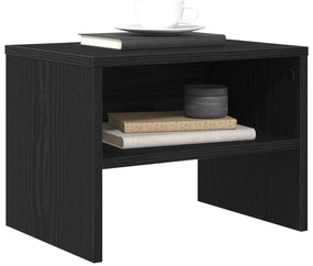 vidaXL Κομοδίνο Μαύρη δρυς 40 x 30 x 30 εκ Επεξεργασμένο ξύλο
