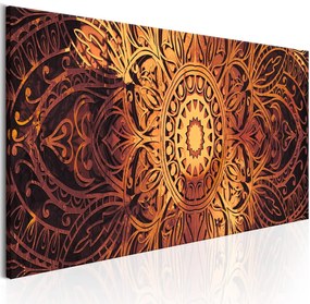 Πίνακας - Amber Mandala 150x50