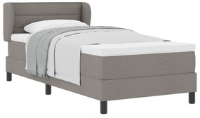 vidaXL Κρεβάτι Box Spring με Στρώμα Ταμπά 80x200 εκ. Υφασμάτινο