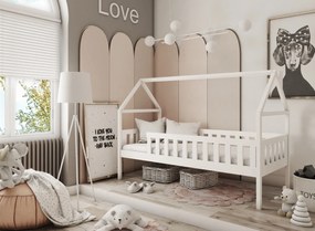 DOMI 80x160 white łóżko dziecięce Lano Meble