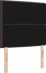 vidaXL Κεφαλάρι Σκούρο Καφέ 80 cm ύφασμα