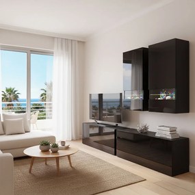 Σύνθεση σαλονιού Dijon-Μαύρο