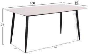 ΣΕΤ ΤΡΑΠΕΖΑΡΙΑΣ 7ΤΜΧ RAVEN HM21070.01 ΚΕΡΑΜΙΚΟ TOP--4 ΚΑΡΕΚΛΕΣ &amp; 2 ΠΟΛΥΘΡΟΝΕΣ ΕΚΡΟΥ