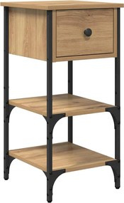 vidaXL Κομοδίνο 2 τμχ. Καφέ 33.5 x 36 x 70 εκ