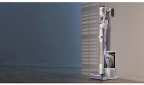 Σκούπα όρθια Shark IW3612EU, 240W, 0.42 l, 3 ρυθμίσεις, Αόρατοι αισθητήρες ανίχνευσης ρύπων, Σφραγίδα κατά των αλλεργιογόνων, LED, Λευκό/χρυσό